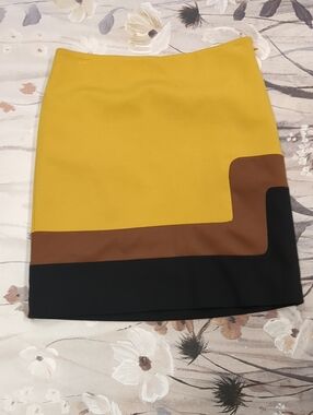 LOFT Colorblock Pencil Skirt